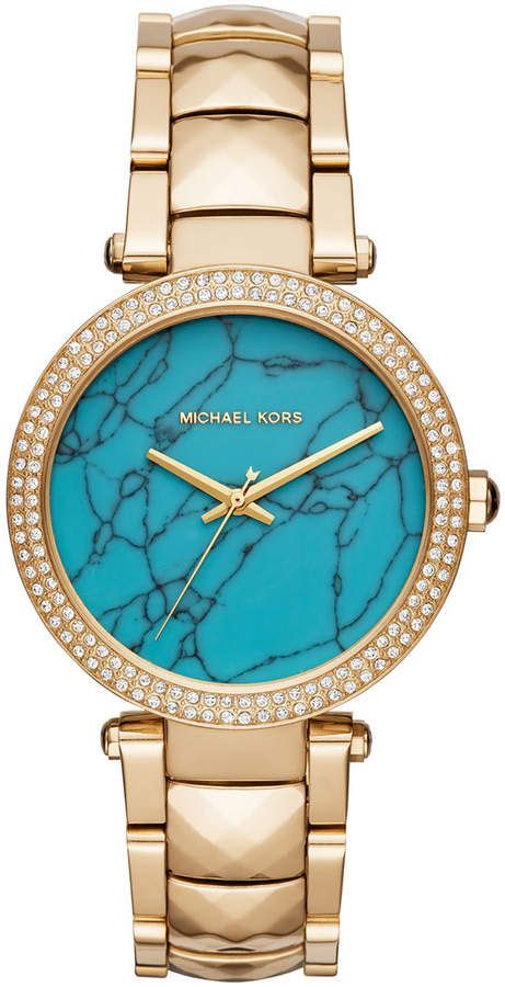 michael kors glitz bangle watch